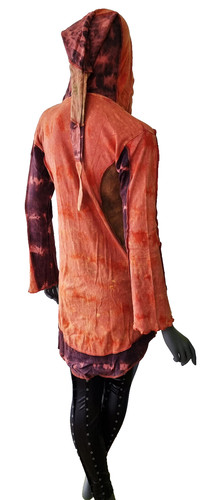 Gugel longjacke shirtjacke - gugel,