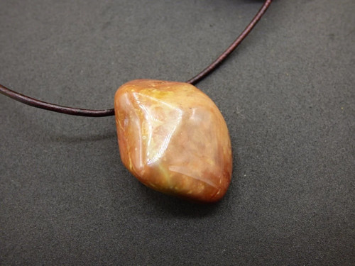 Opal rot edelstein - edelstein, kette