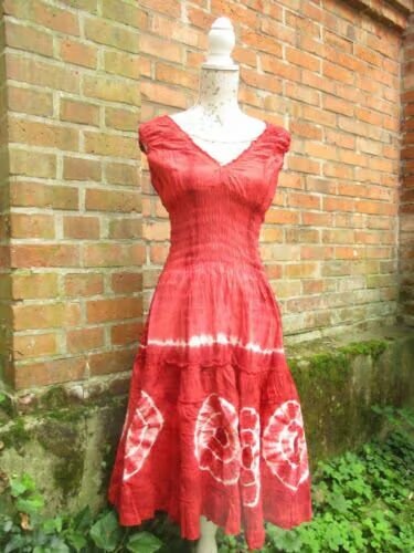 Kleid sommerkleid batik free - kleid,