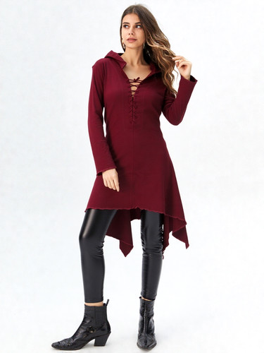 Gugel zipfelkleid shirtjacke - gugel,