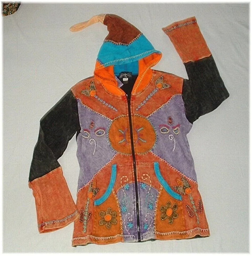 Neu boho patch jacke - patch, zip