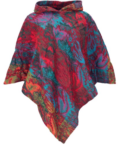 Poncho mit kapuze goa - kapuze,,